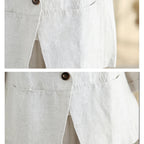 Lightweight Cotton Linen Women's Blazer for Casual and Elegant Outings