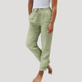Lightweight Linen Summer Trousers for Casual Wear - Comfortable Fit