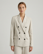 Linen Blazer Jacket for Women – Breathable Summer Outerwear – Chic Design