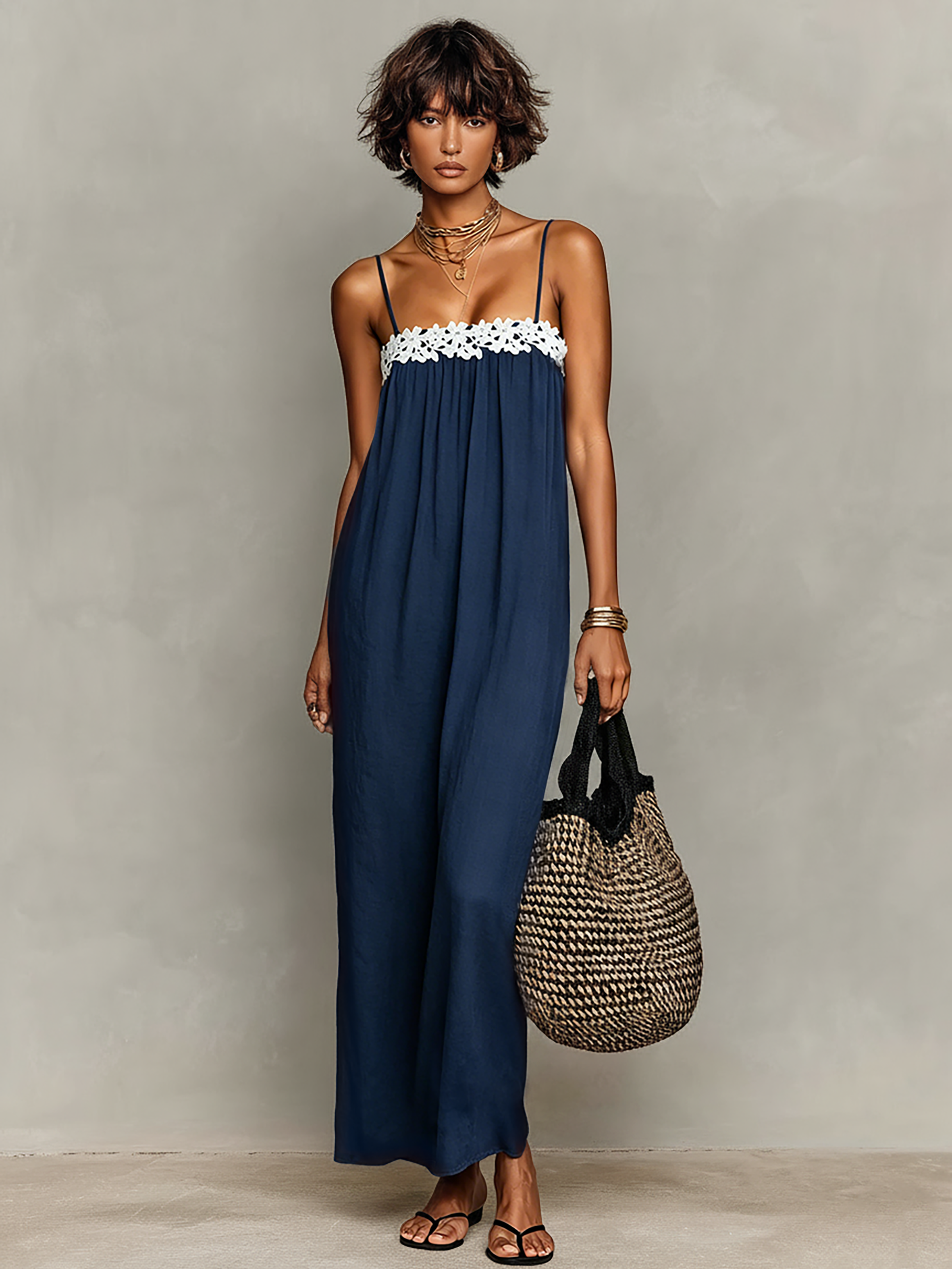 Linen-Blend Strapless Maxi Dress Women UK – Wedding Guest Garden Party Evening Gown, Cocktail Attire