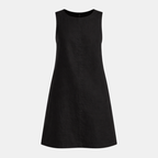 Linen Mini Shift Dress for Women - Sleeveless Casual Summer Wear