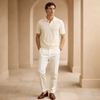 Linen Short Sleeve T-Shirt for Men - Casual Summer Wear in Lightweight Fabric