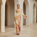 Long Sleeve Maxi Dress in Soft Fabric for Elegant Party Wear