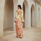 Long Sleeve Maxi Dress in Soft Fabric for Elegant Party Wear