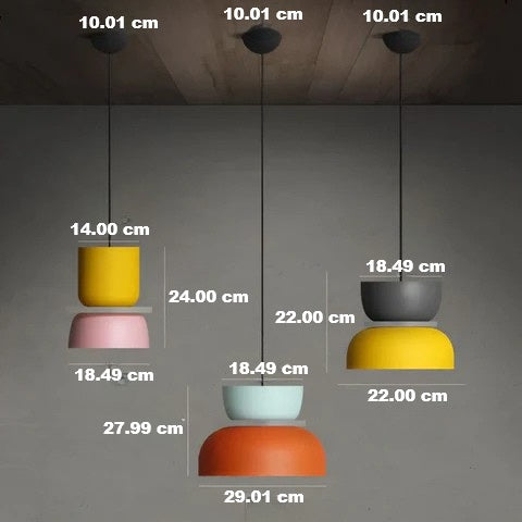 Macaron LED Pendant Light – Home Decor, Gift