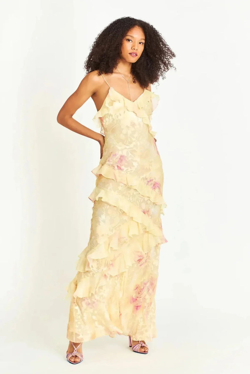 Maxi Dress for Summer Events - Lightweight Fabric, Elegant Formal Style