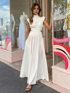 Maxi Dress for Women - Sleeveless, Lightweight Fabric, Casual Summer Wear
