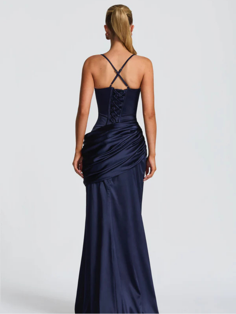 Maxi Dress in Lightweight Fabric with Floral Print for Casual Wear