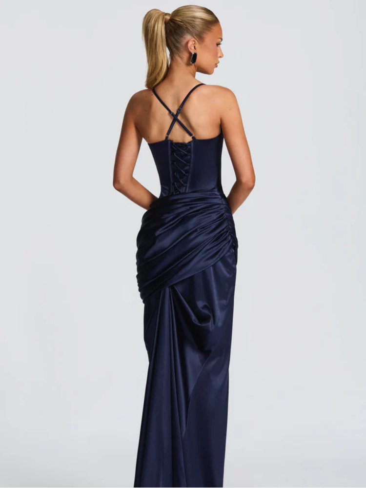Maxi Dress in Lightweight Fabric with Floral Print for Casual Wear