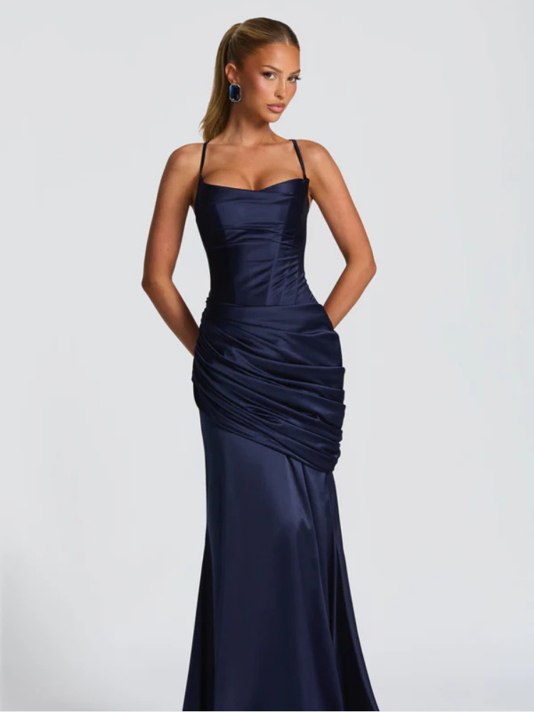 Maxi Dress in Lightweight Fabric with Floral Print for Casual Wear