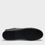Men's Black Sneakers - Classic Design, Lightweight Material, Casual Footwear for Everyday Use