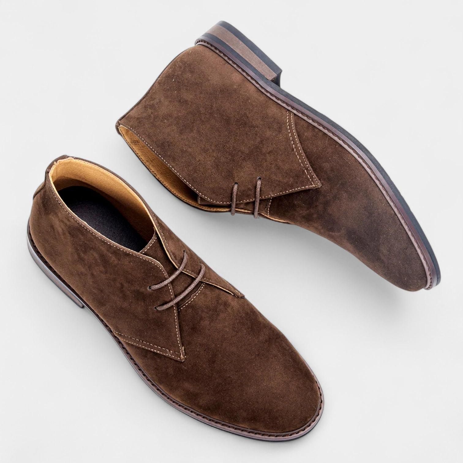 Men's Chukka Desert Boots - Suede Leather - Casual Style - Ideal for Everyday Wear and Outdoor Activities