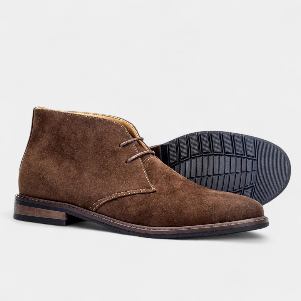 Men's Chukka Desert Boots - Suede Leather - Casual Style - Ideal for Everyday Wear and Outdoor Activities