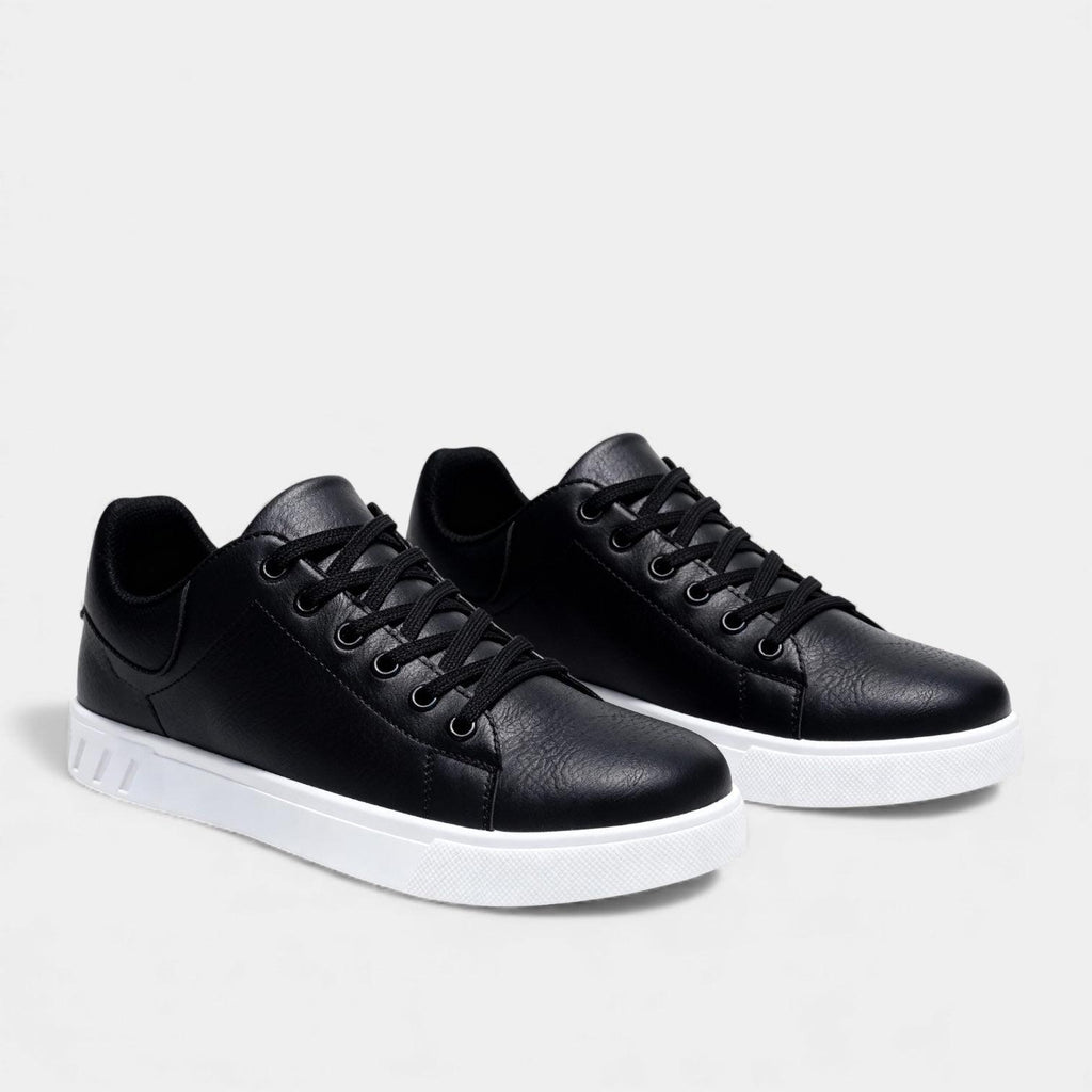 Men's Classic Business Sneakers - Comfortable Leather Design for Everyday Wear - Versatile Casual Footwear