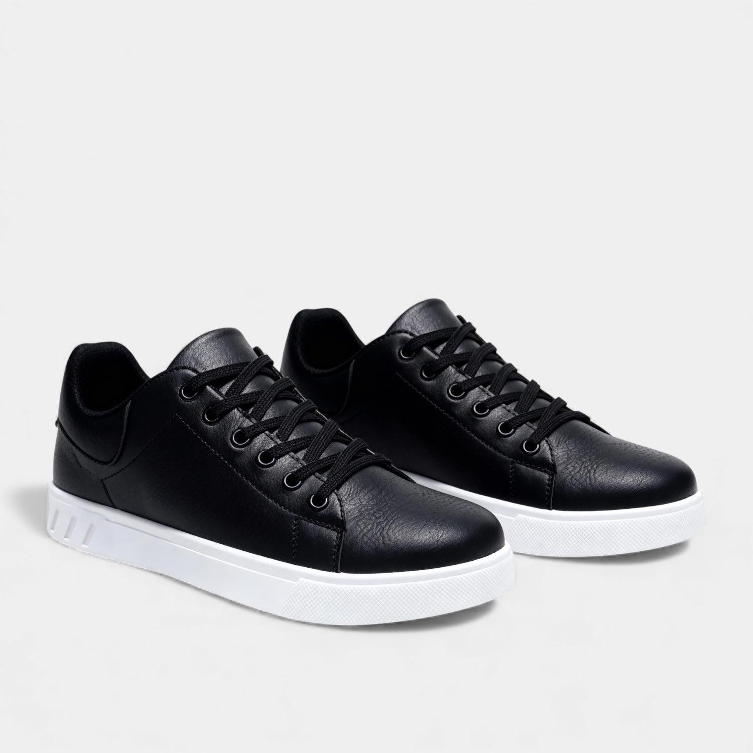 Men's Classic Business Sneakers - Comfortable Leather Design for Everyday Wear - Versatile Casual Footwear