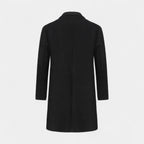 Men's Double-Breasted Wool Trench Overcoat - Warm Winter Outerwear for Formal and Casual Wear