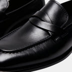 Men's Faux Leather Penny Loafers - Classic Slip-On Dress Shoes for Business and Formal Wear