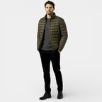 Men's Insulated Lightweight Quilted Puffer Jacket for Cold Weather Outdoor Activities