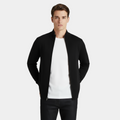 Men's Knit Cardigan with Full-Length Zipper, Long Sleeve, Ribbed Trim - Casual Outerwear for Everyday Wear