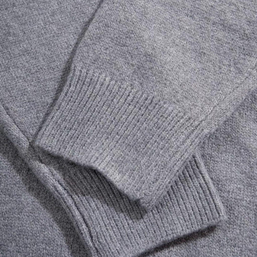 Men's Knitted Hoodie in Wool Blend - Casual Pullover for Everyday Wear, Comfortable and Stylish