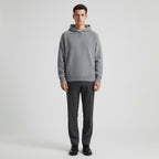 Men's Knitted Hoodie in Wool Blend - Casual Pullover for Everyday Wear, Comfortable and Stylish