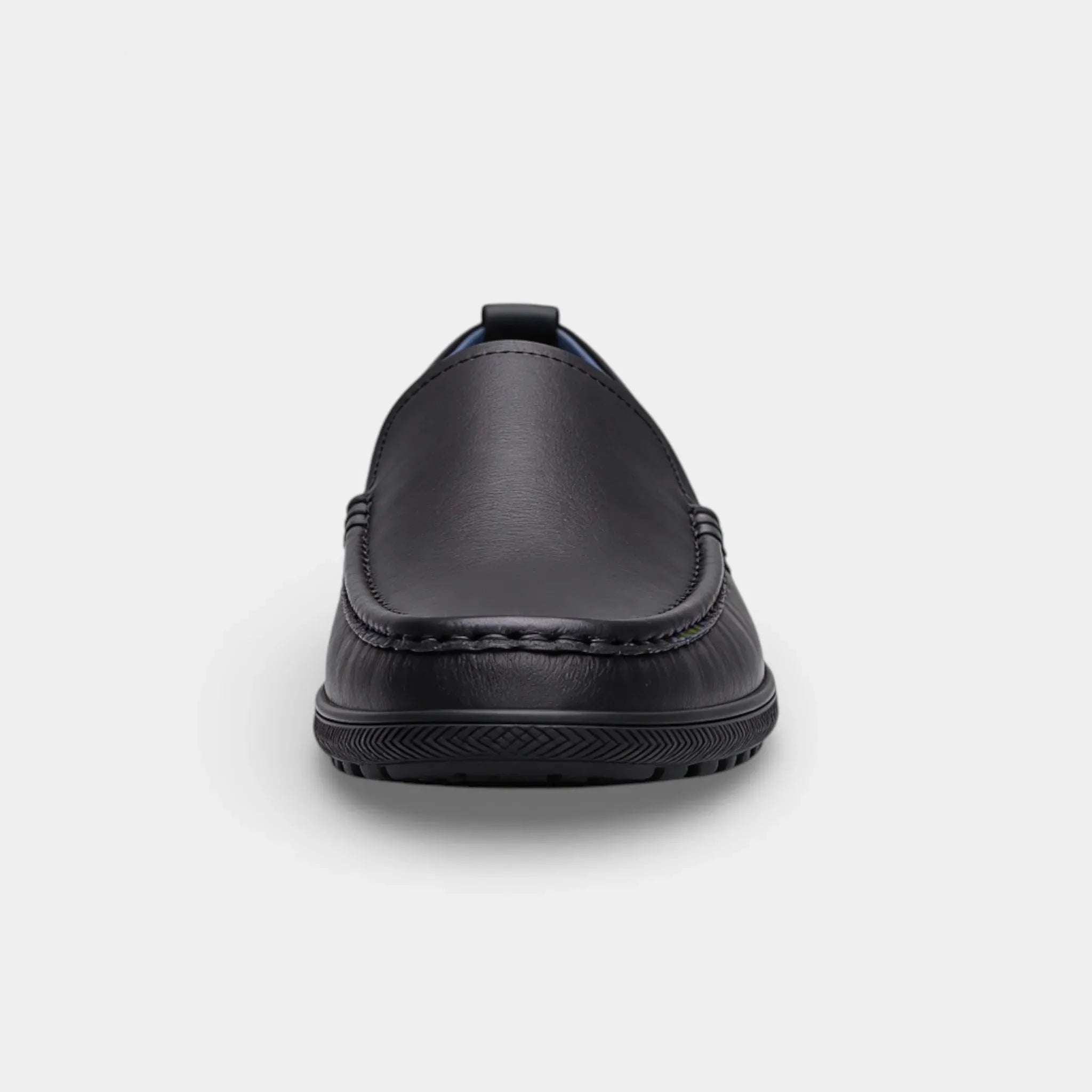 Men's Leather Moccasin Loafers - Comfortable Driving Shoes for Casual Wear