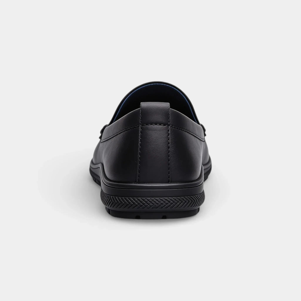 Men's Leather Moccasin Loafers - Comfortable Driving Shoes for Casual Wear