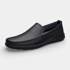 Men's Leather Moccasin Loafers - Comfortable Driving Shoes for Casual Wear