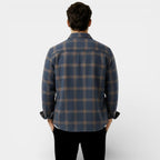 Men's Plaid Flannel Shirt - Soft Brushed Cotton - Classic Check Design - Casual Wear for Everyday Comfort