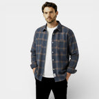 Men's Plaid Flannel Shirt - Soft Brushed Cotton - Classic Check Design - Casual Wear for Everyday Comfort