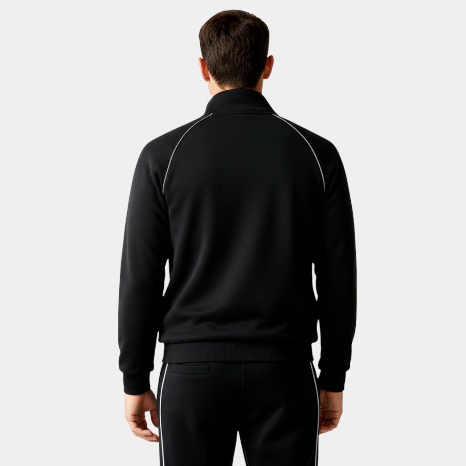 Men's Premium Zip Jacket and Slim Joggers Tracksuit Set for Activewear and Casual Outfits