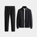 Men's Premium Zip Jacket and Slim Joggers Tracksuit Set for Activewear and Casual Outfits