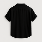 Men's Satin Piqué Short Sleeve Polo Shirt - Slim Fit Casual Wear for Everyday Style