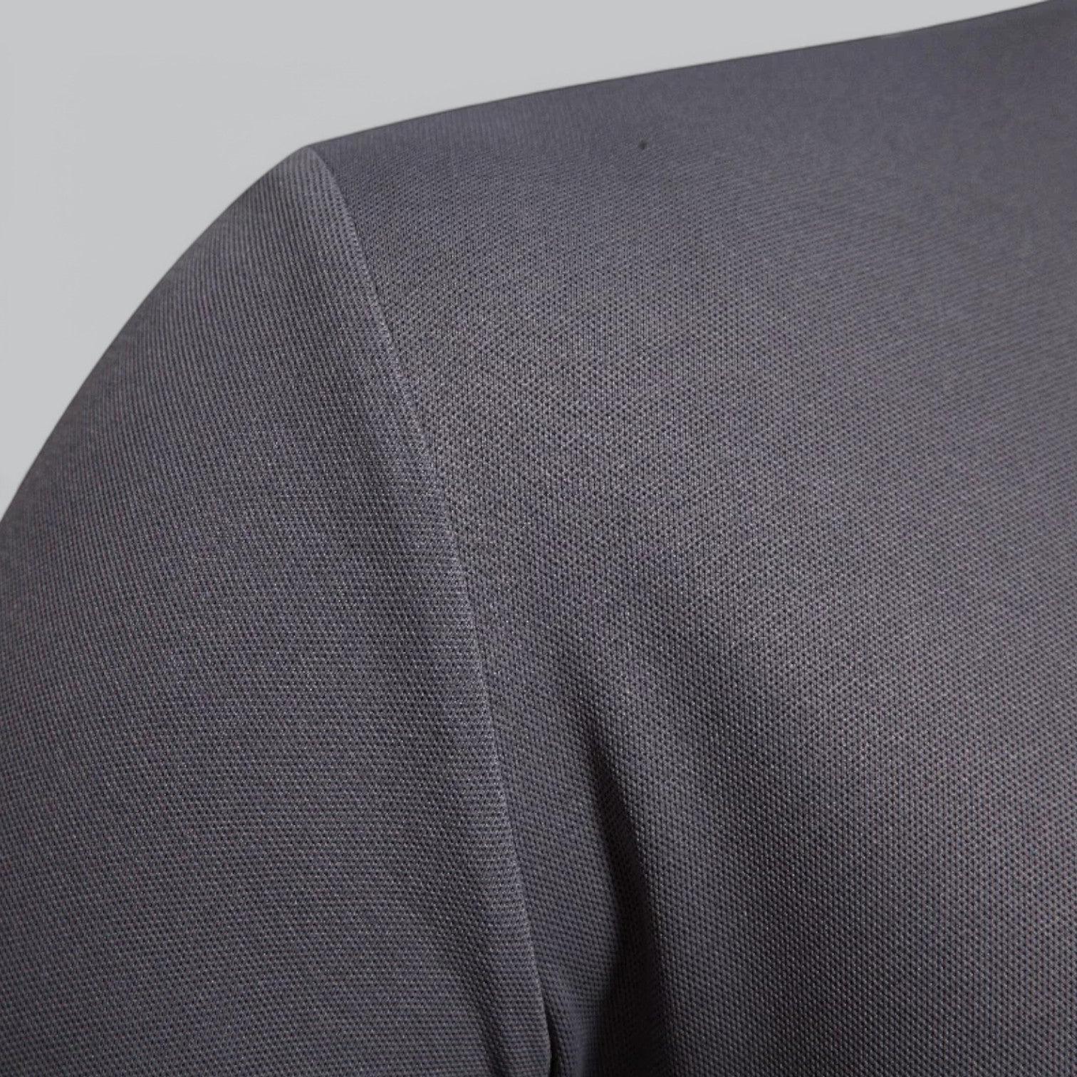 Men's Slim Fit Stretch Long-Sleeve Polo Shirt with Anti-Odor Fabric for Performance and Active Wear