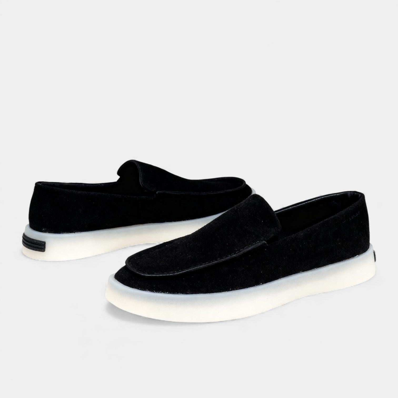 Men's Slip-On Loafers in Faux Suede | Casual Footwear for Everyday Wear | Comfortable and Stylish Design