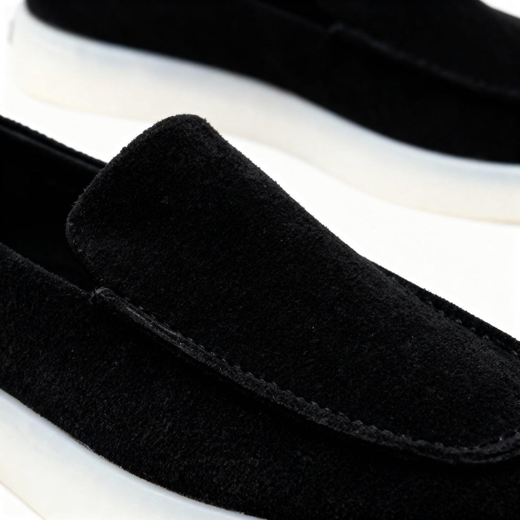Men's Slip-On Loafers in Faux Suede | Casual Footwear for Everyday Wear | Comfortable and Stylish Design