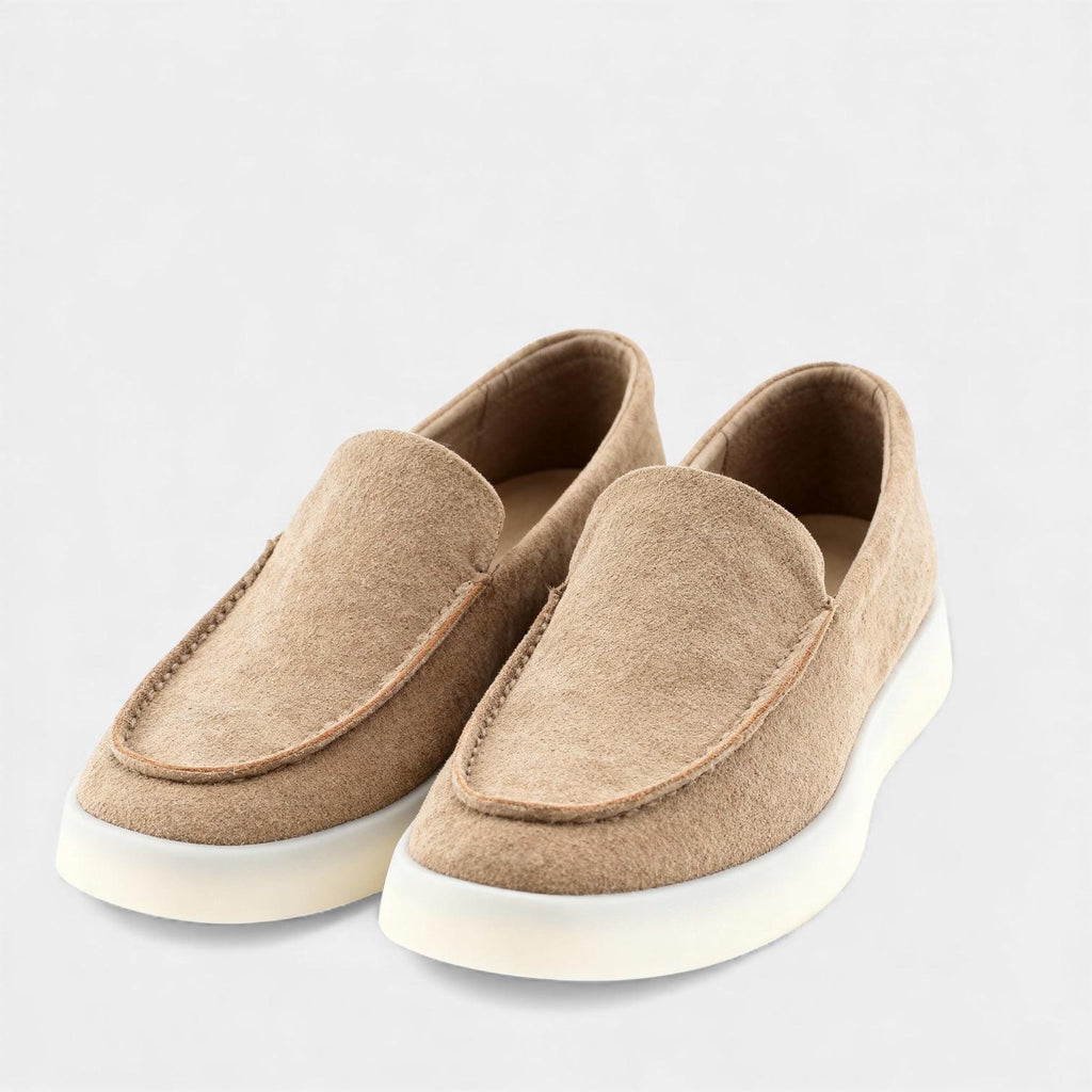 Men's Slip-On Loafers in Faux Suede | Casual Footwear for Everyday Wear | Comfortable and Stylish Design