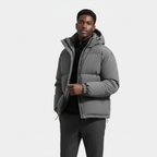 Men's Waterproof Windproof Down Puffer Jacket for Winter Outdoor Activities