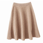 Merino Wool A-Line Skirt for Everyday Wear - Comfortable and Stylish Women's Fashion