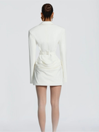 Mini Blazer Dress in Soft Fabric - Stylish Casual Wear for Women