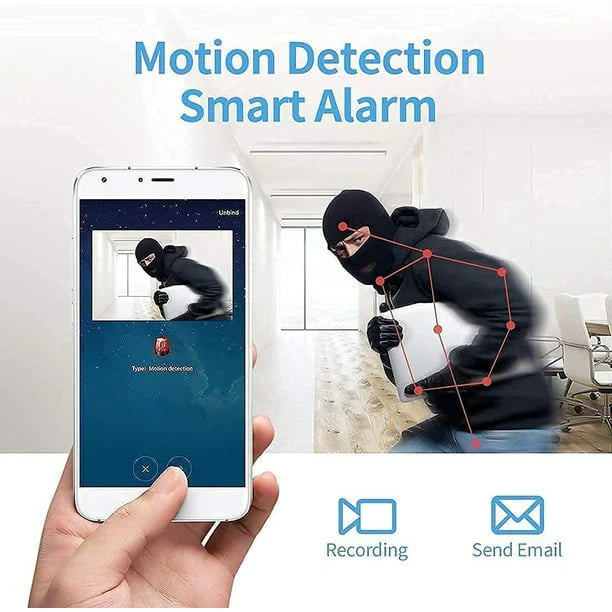 Mini Wireless Magnetic Camera with Audio – Home Office, Holiday Use