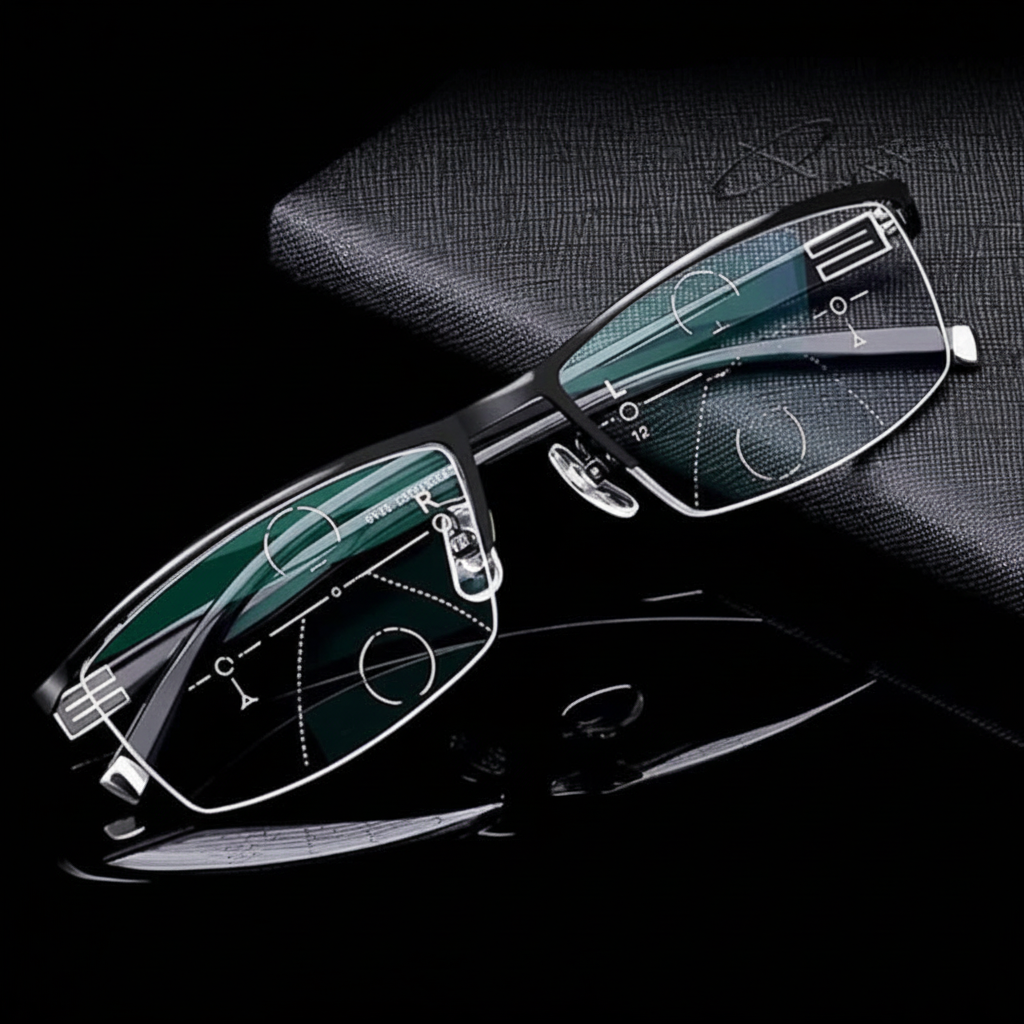 Multifocal Glasses with Anti-Glare & Blue Light Protection – Work, Travel