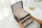 Multilayer Leather Jewellery Box | Organised Storage – Home, Gift