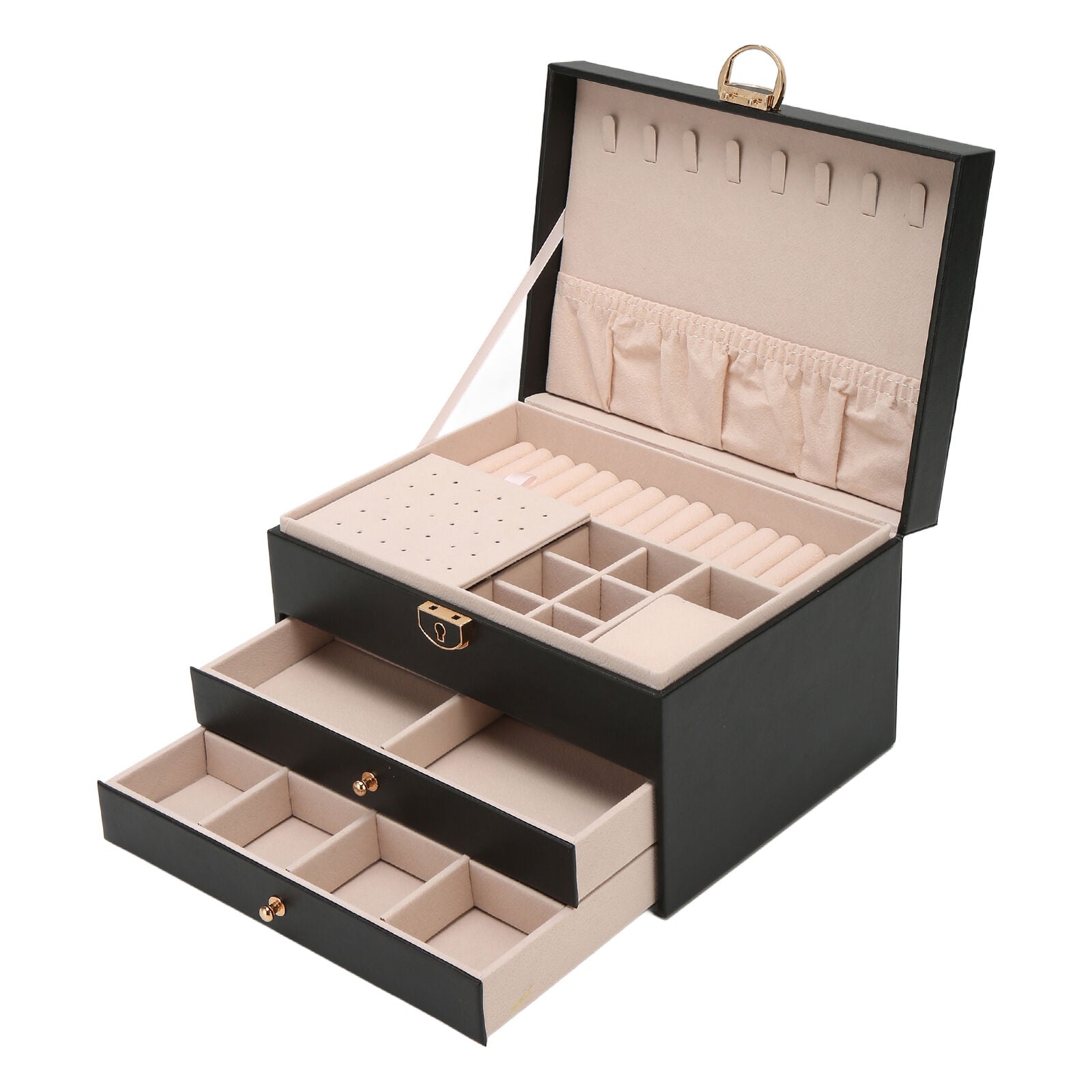 Multilayer Leather Jewellery Box | Organised Storage – Home, Gift