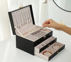 Multilayer Leather Jewellery Box | Organised Storage – Home, Gift
