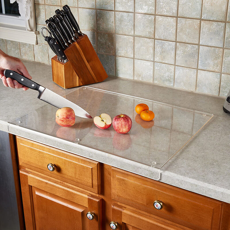 Non-Slip Glass Chopping Board – Secure Cutting Surface for Kitchen, Food Prep