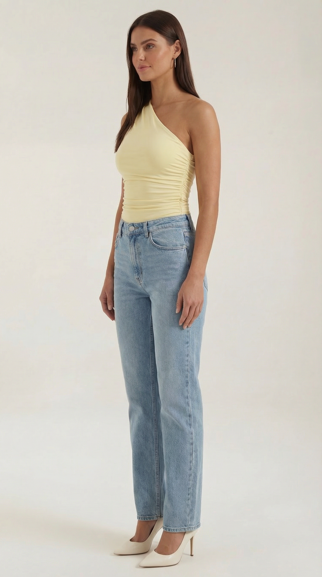 One-Shoulder Sleeveless Top for Women - Lightweight Fabric, Casual Style, Perfect for Summer Outings and Events