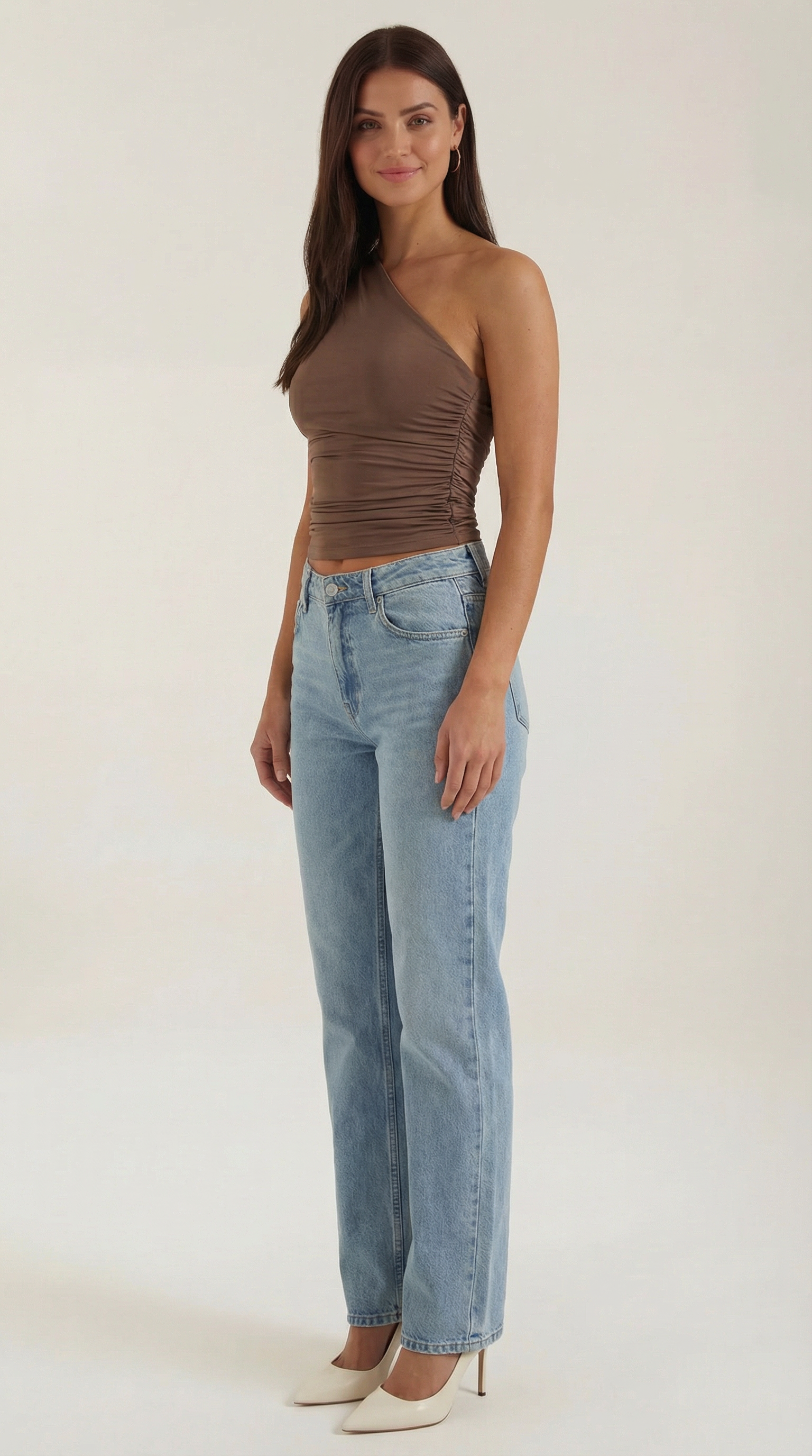 One-Shoulder Sleeveless Top for Women - Lightweight Fabric, Casual Style, Perfect for Summer Outings and Events