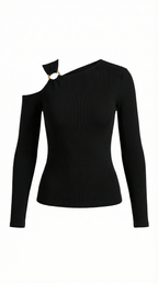 One-Shoulder Top for Women | Lightweight Fabric | Casual Chic Style | Perfect for Summer Outings and Events