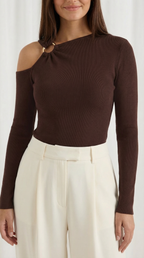 One-Shoulder Top for Women | Lightweight Fabric | Casual Chic Style | Perfect for Summer Outings and Events